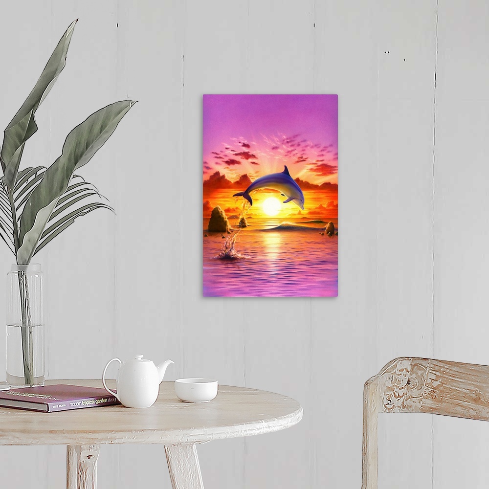 A farmhouse room featuring Day Of The Dolphin - Sunset