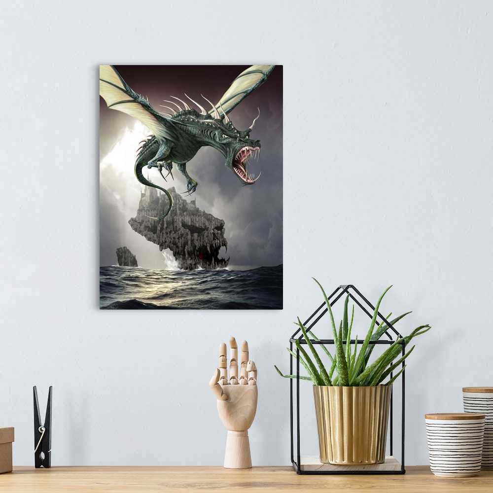 A bohemian room featuring Dragon Flight