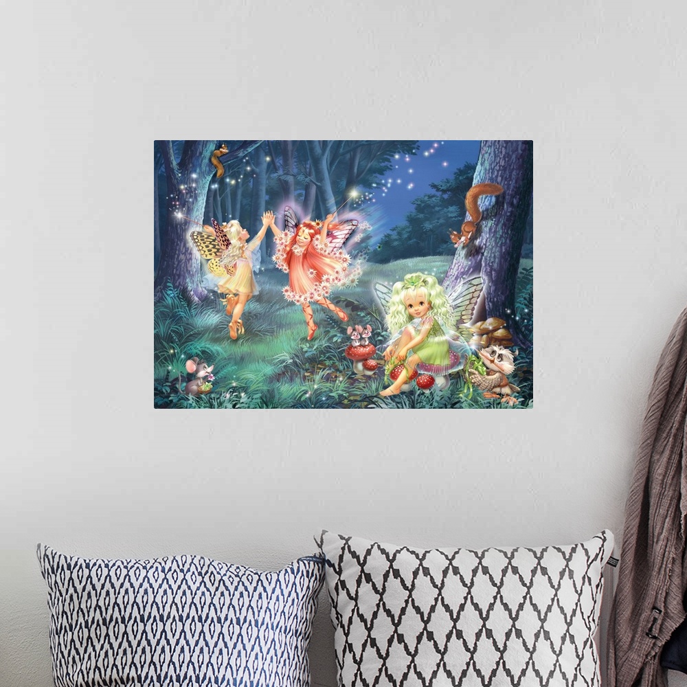 A bohemian room featuring Fairies Dancing