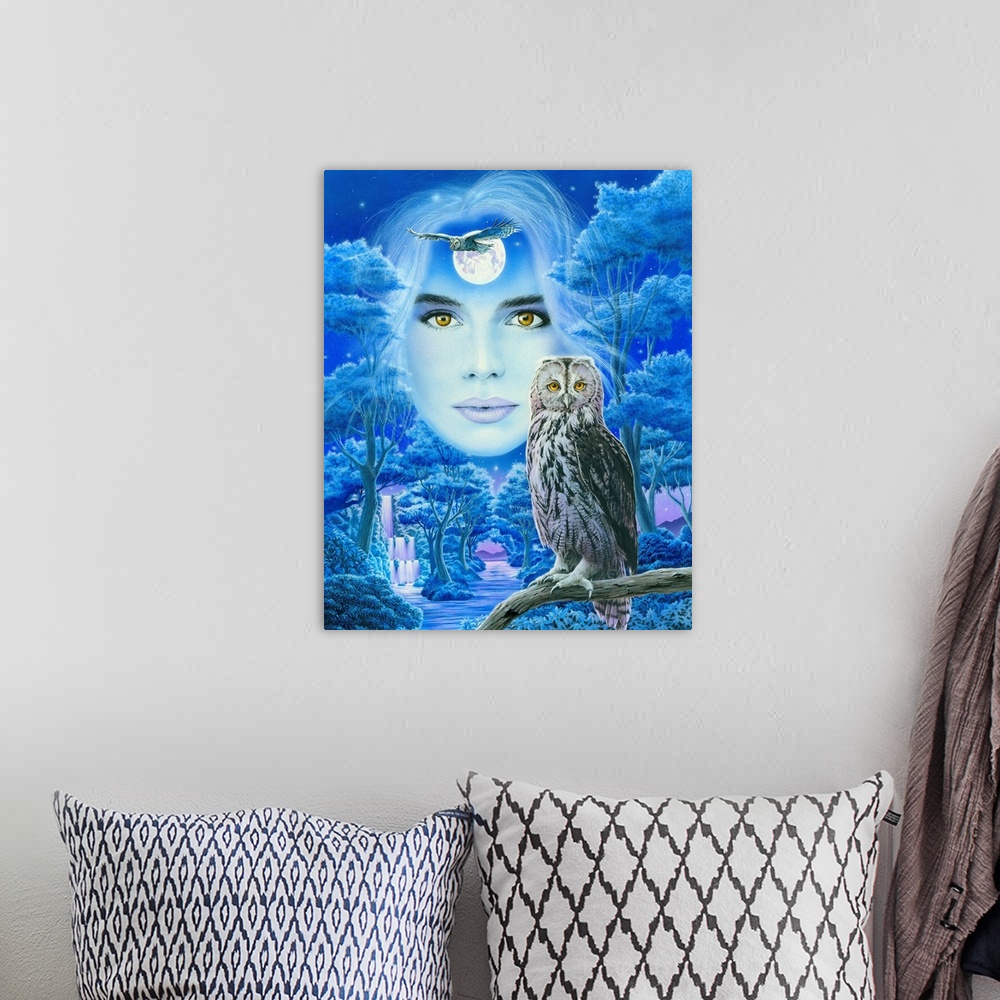 A bohemian room featuring Flight Of The Owls