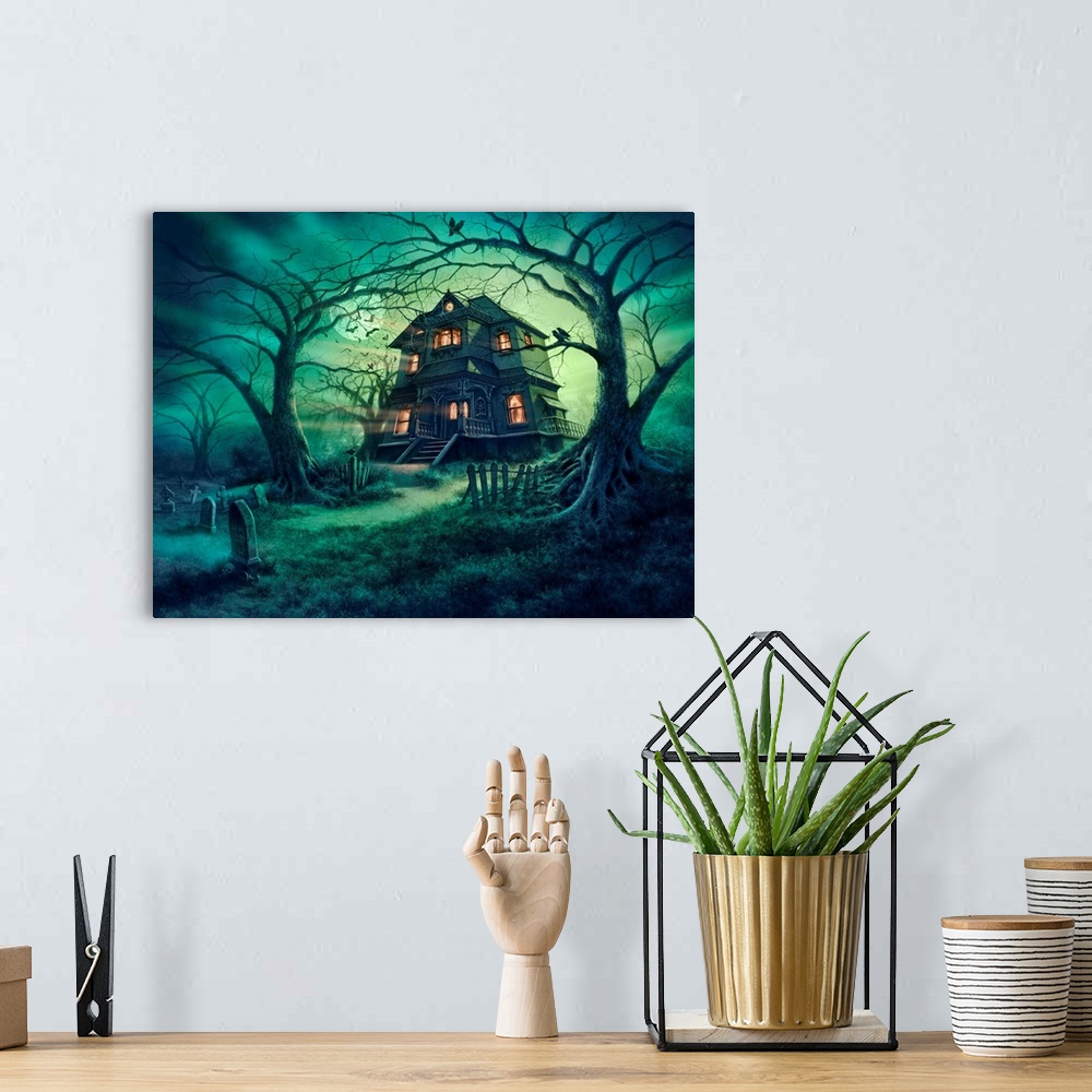 A bohemian room featuring Haunted House I
