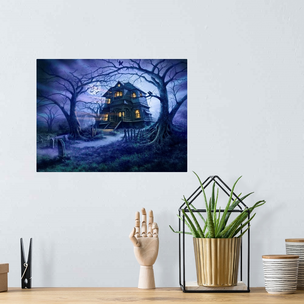 A bohemian room featuring Haunted House II