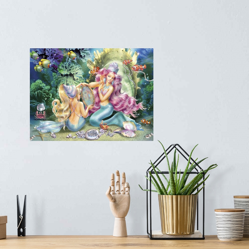 A bohemian room featuring Mermaids And Pearls