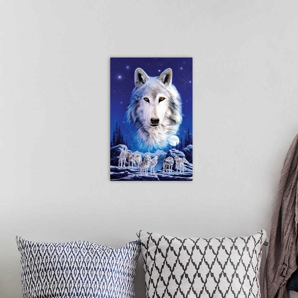 A bohemian room featuring Night Of The Wolves