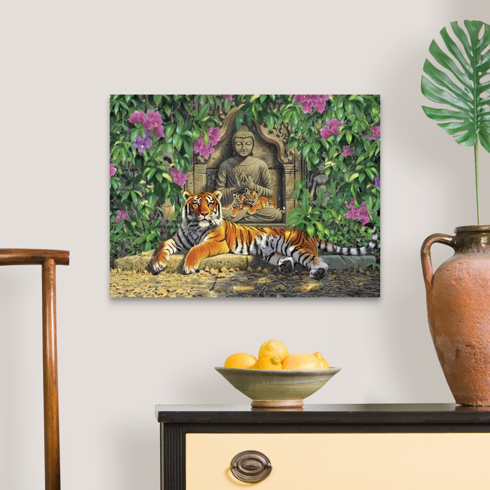 A traditional room featuring Spiritual Hideaway-Tigers II