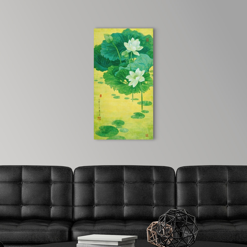 A modern room featuring Spring Lotus