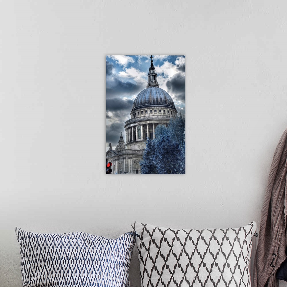 A bohemian room featuring St Paul's Cathedral