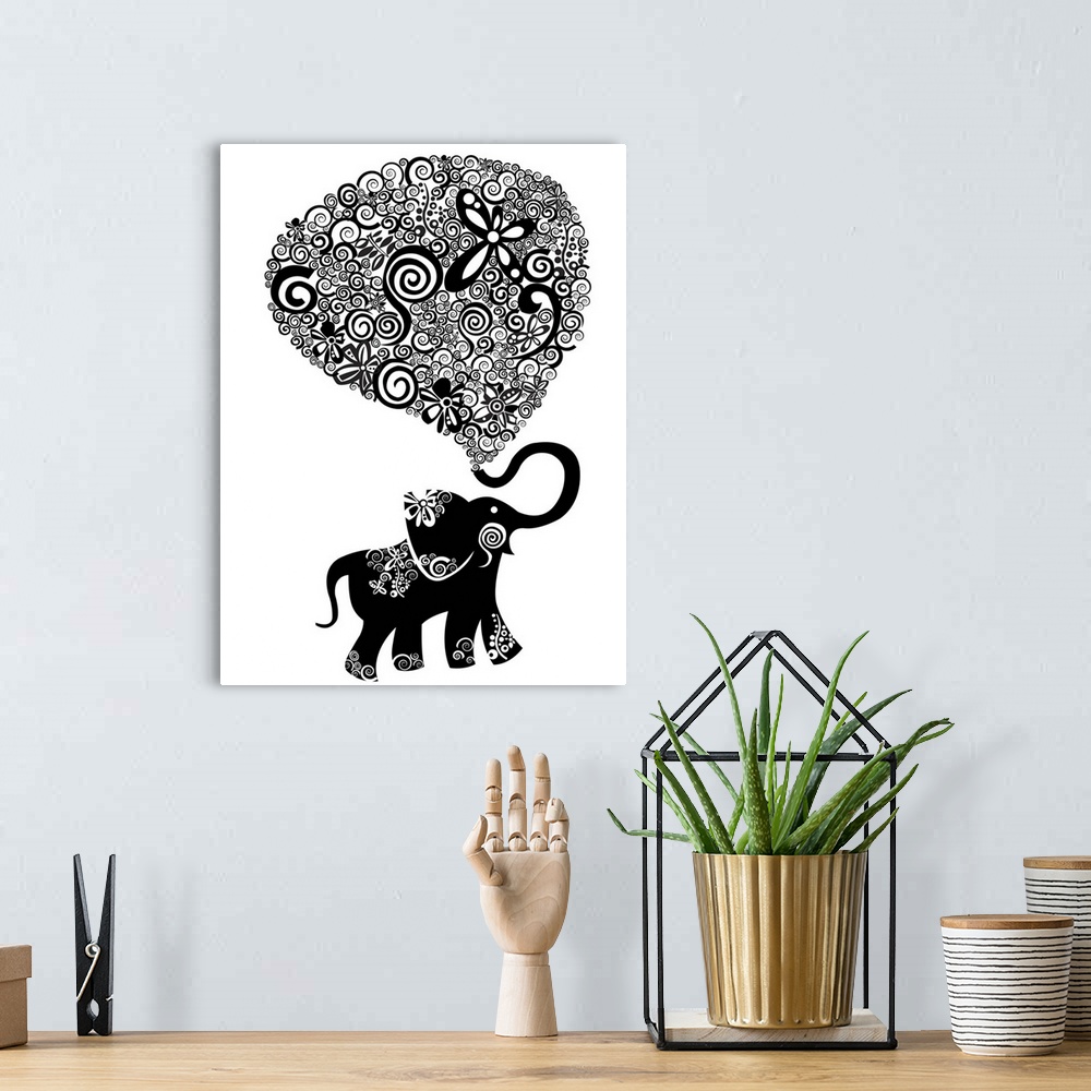 A bohemian room featuring The Elephant