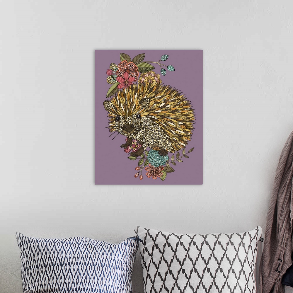 A bohemian room featuring The Hedgehog
