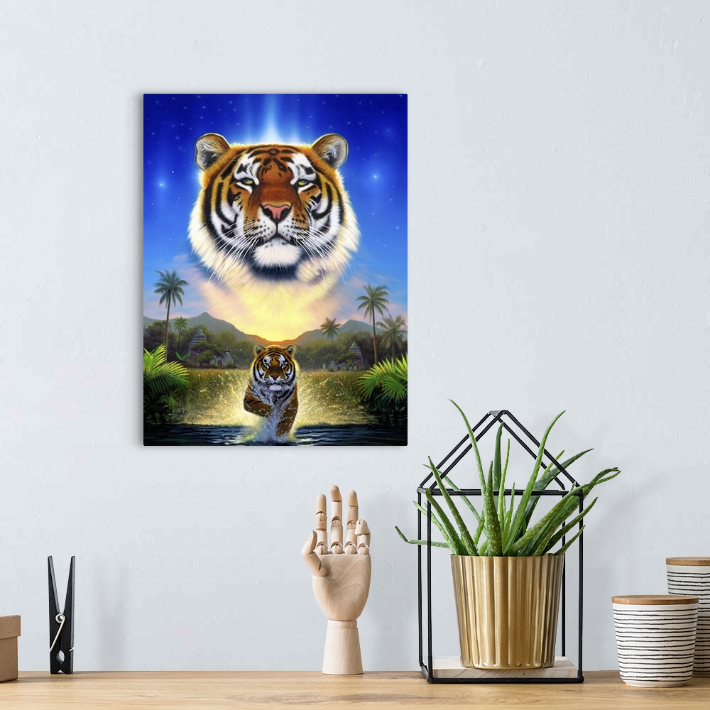 A bohemian room featuring Tiger Of The Lake