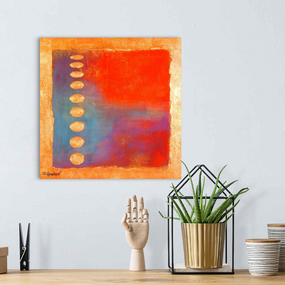 A bohemian room featuring Abstract 4