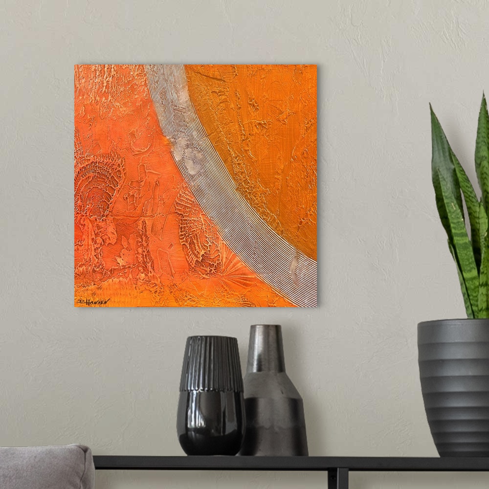 A modern room featuring Abstract 62