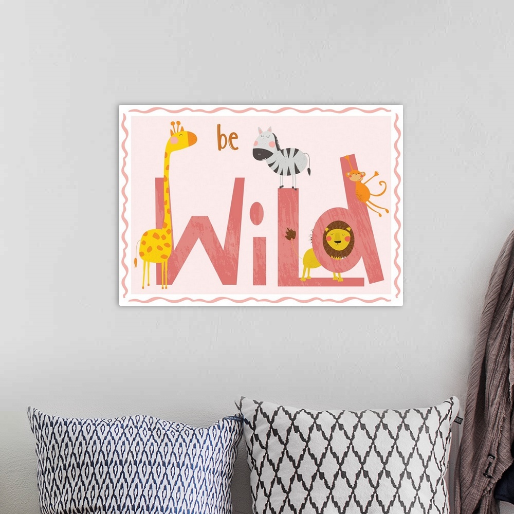 A bohemian room featuring Be Wild