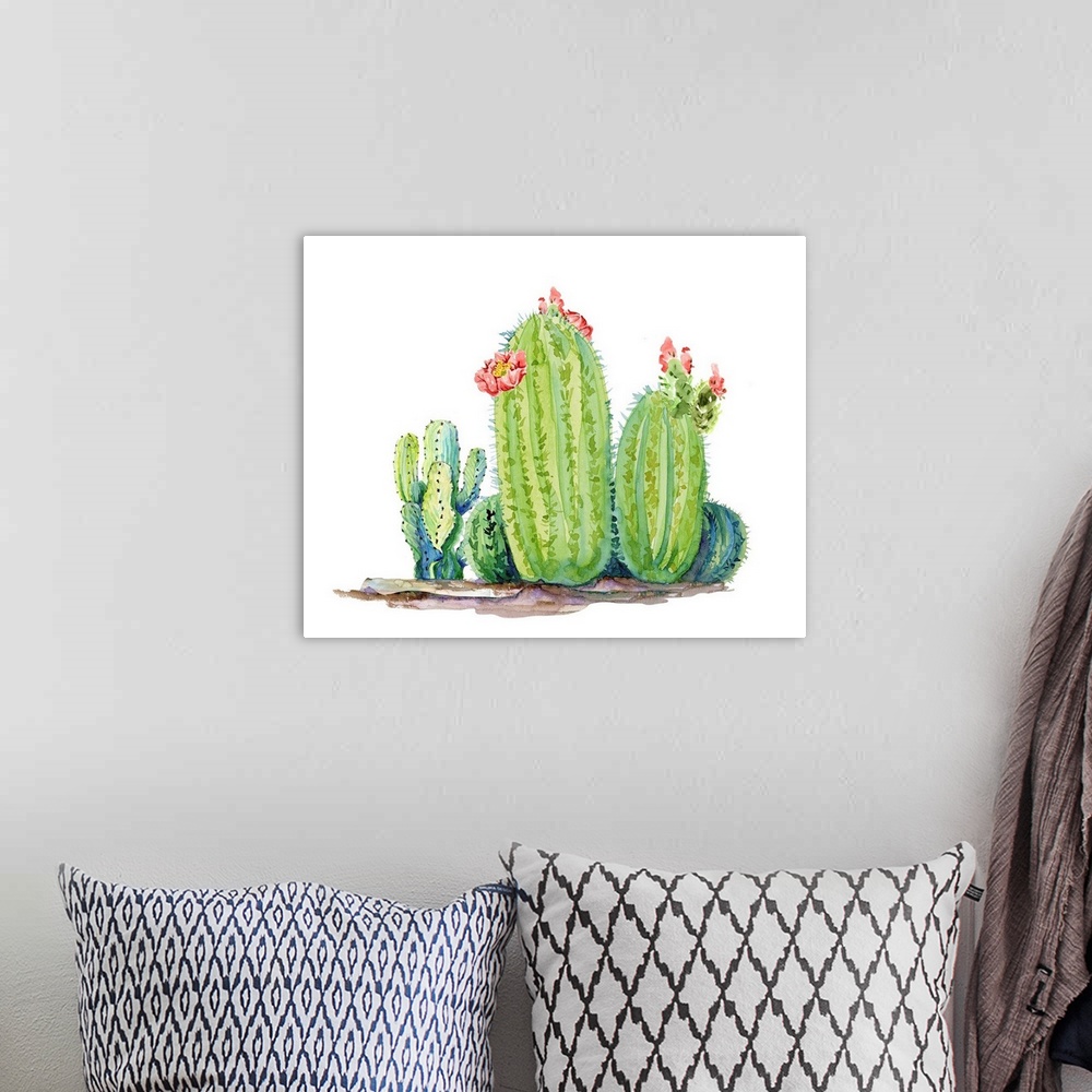 A bohemian room featuring Cactus 5