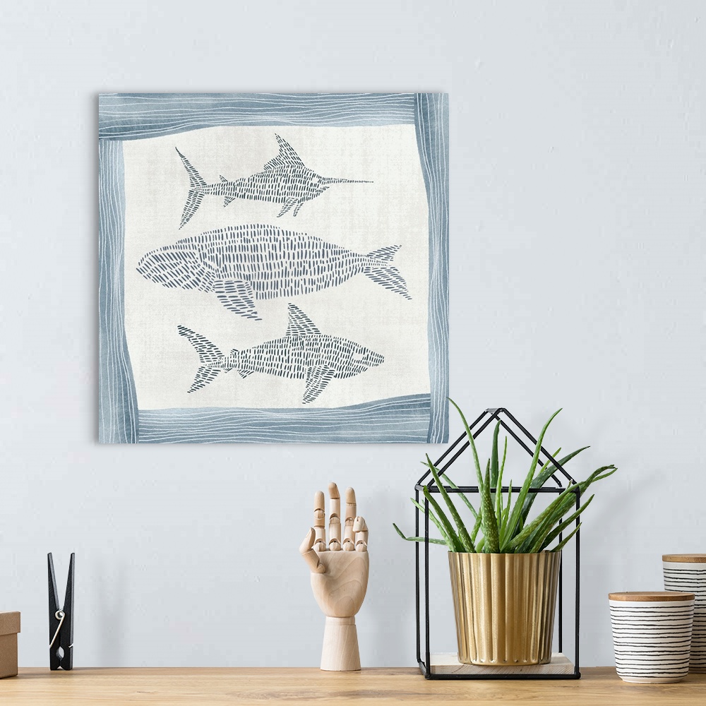 A bohemian room featuring Fish Of The Sea