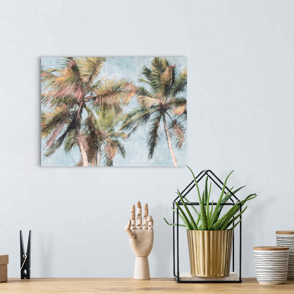 A bohemian room featuring Fun Palms