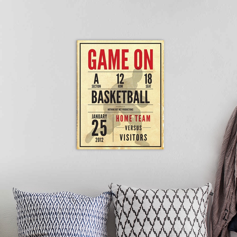 A bohemian room featuring Game On