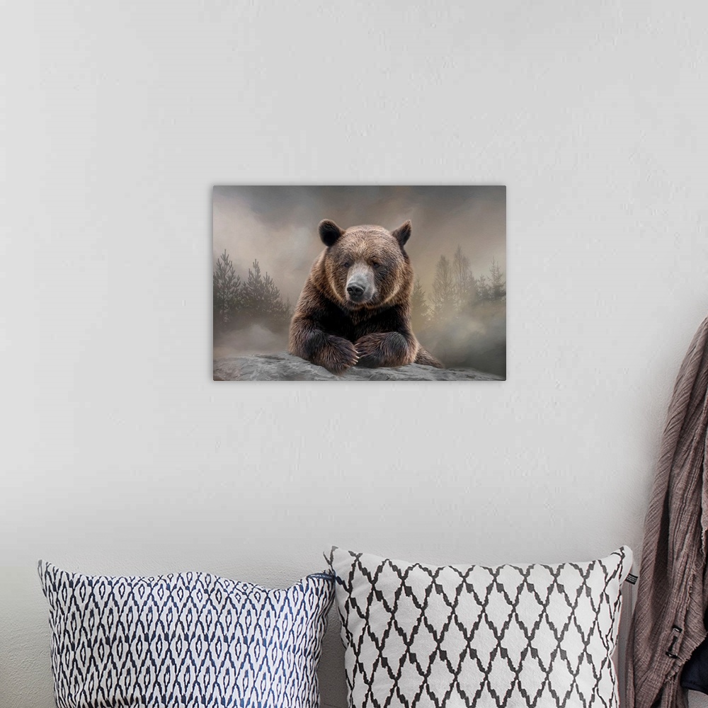 A bohemian room featuring Grizzly Summit