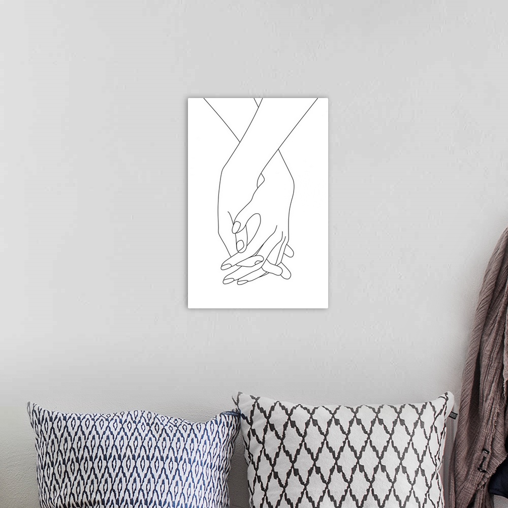 A bohemian room featuring Holding Hands