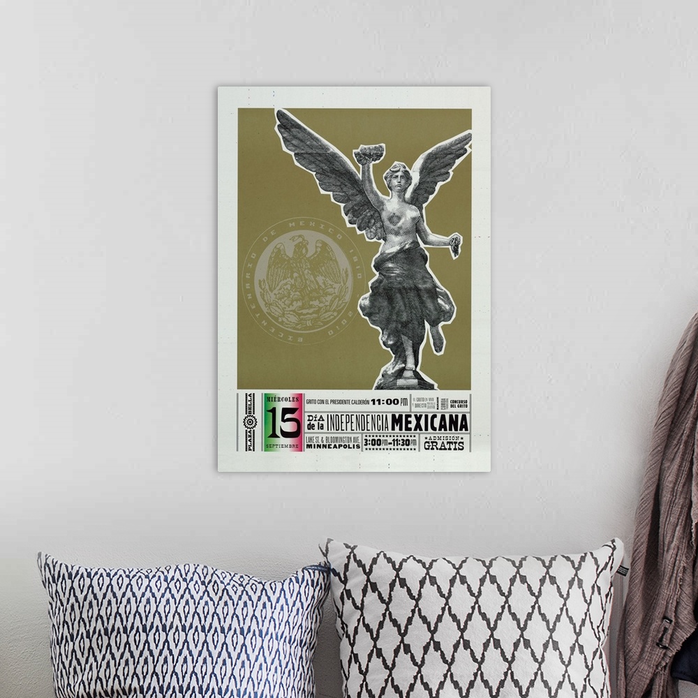 A bohemian room featuring Independencia Mexicana