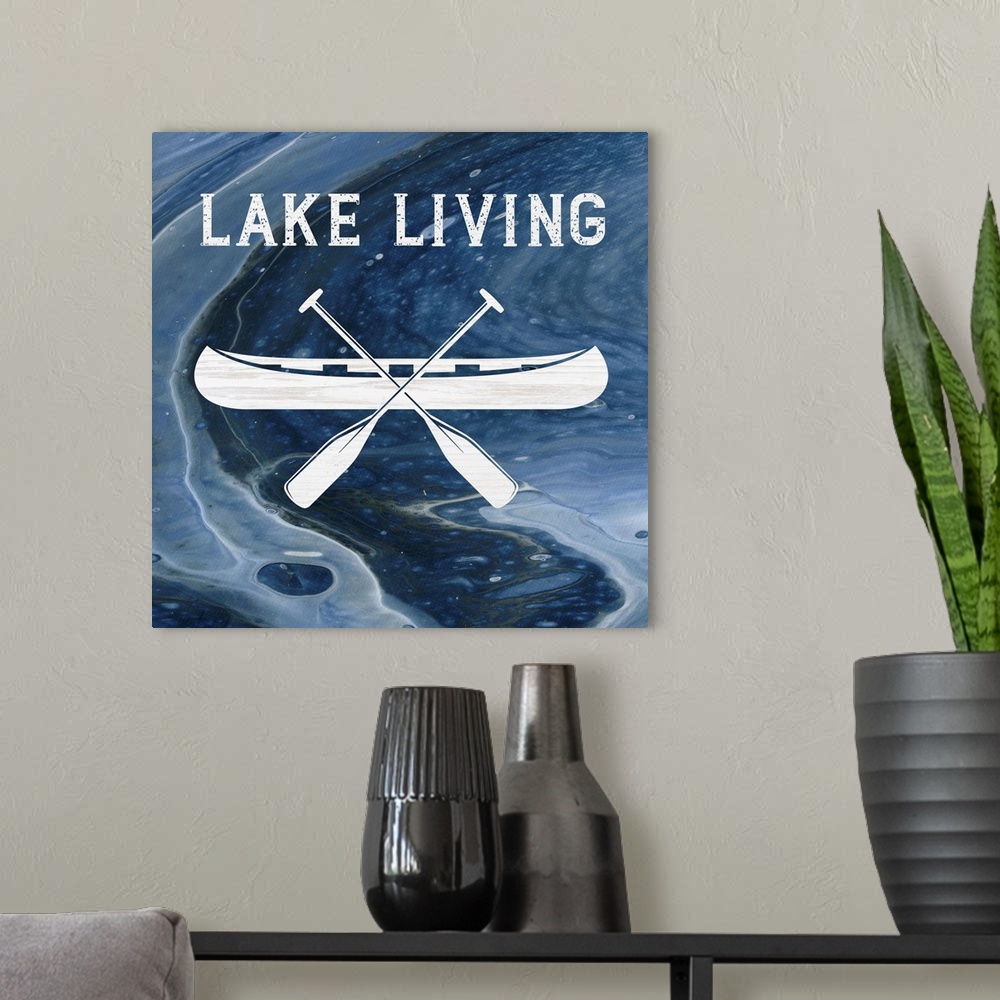 A modern room featuring Lake Living