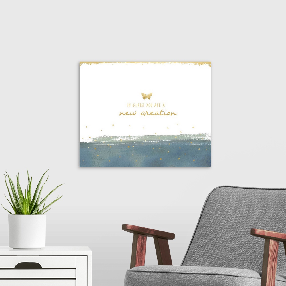 A modern room featuring Organic Gold - New Creation
