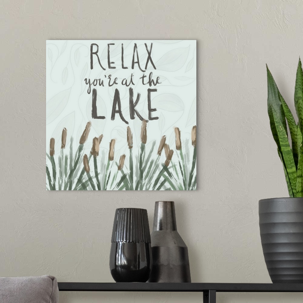 A modern room featuring Relax At The Lake