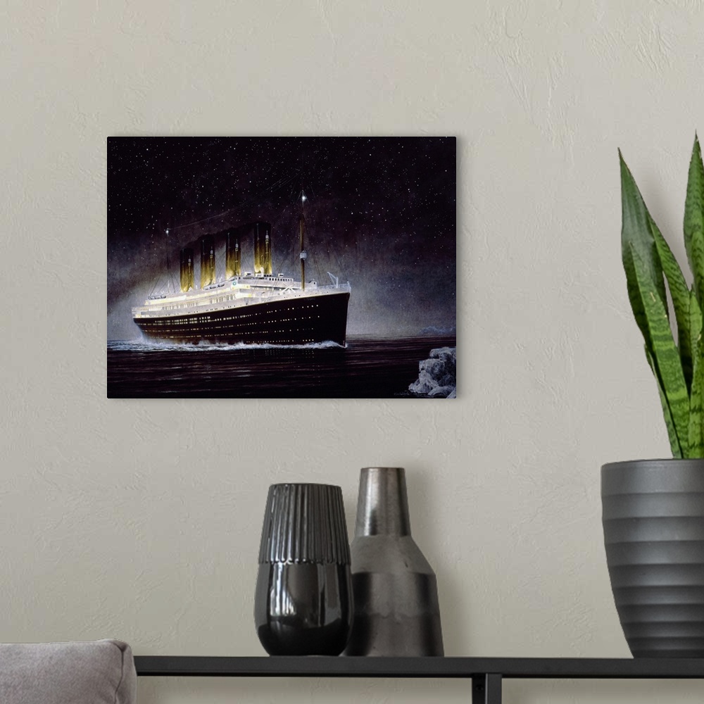 A modern room featuring RMS Titanic Night