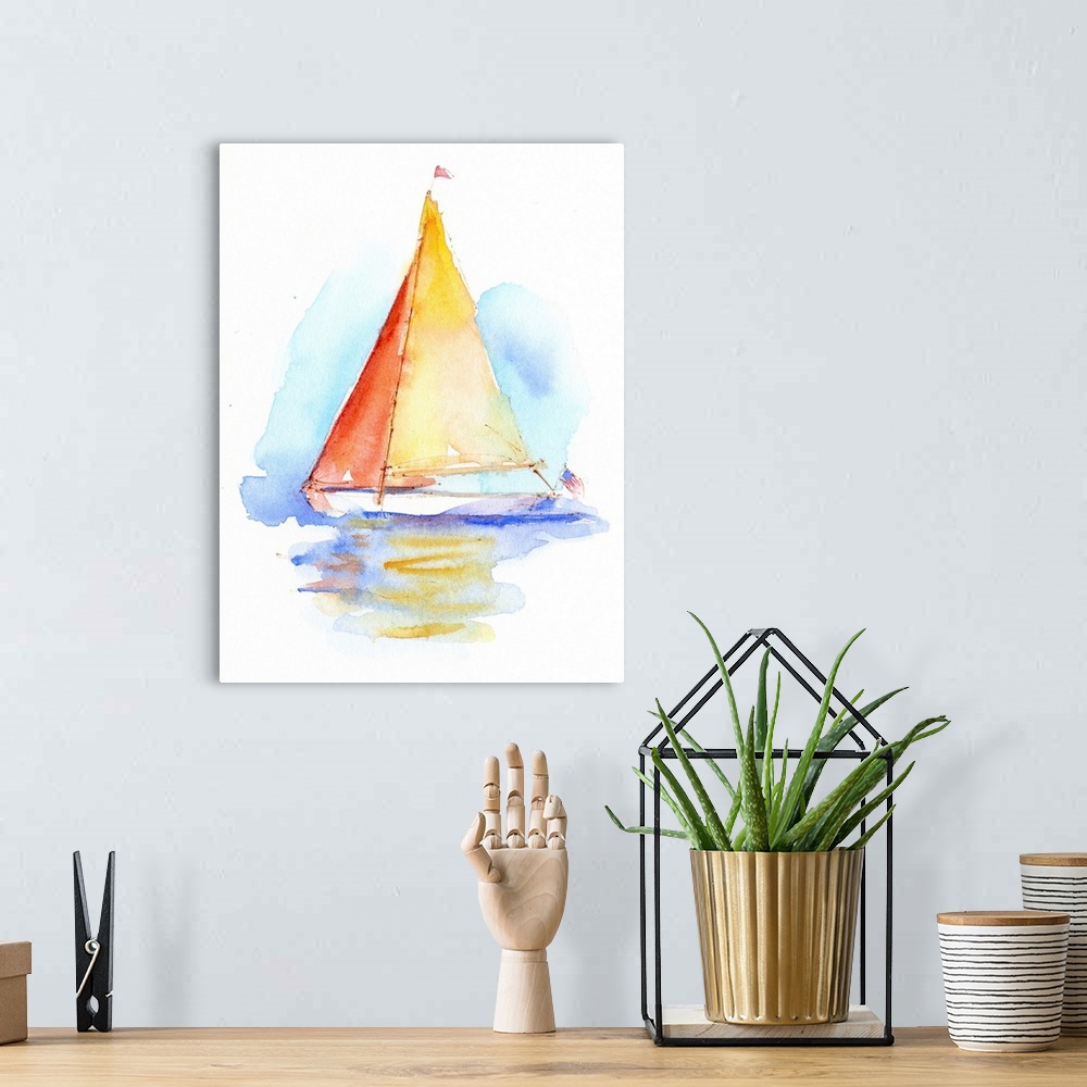 A bohemian room featuring Sail On 3
