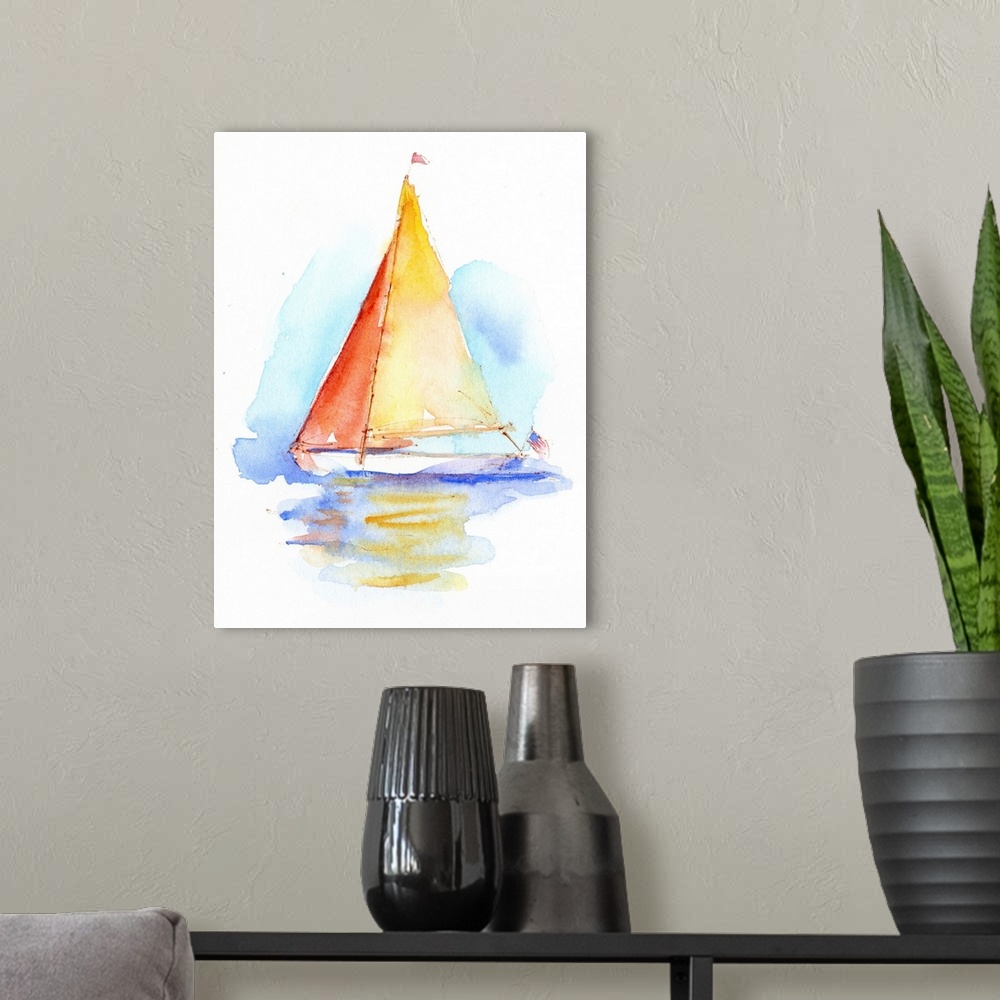 A modern room featuring Sail On 3