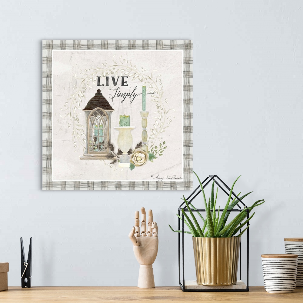 A bohemian room featuring Sweet Life Live Simply