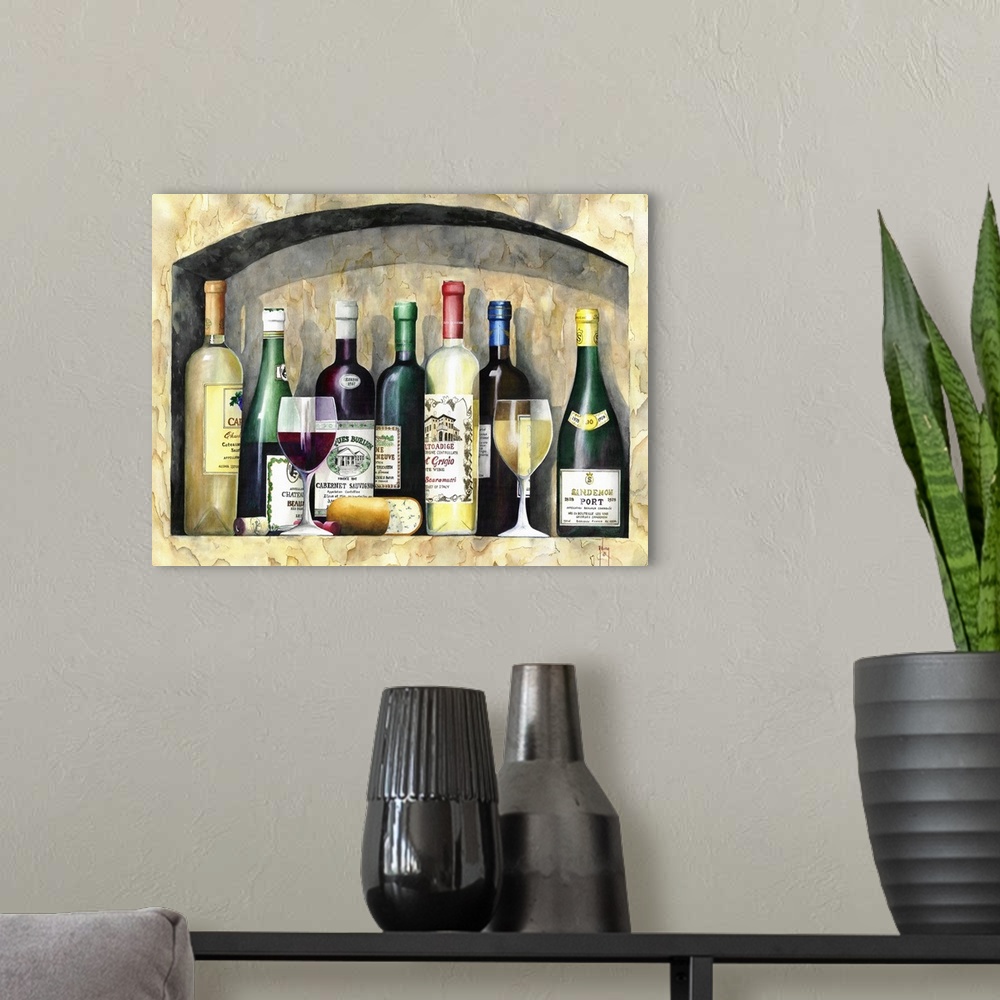 A modern room featuring Wine Collection - Vintage Wine