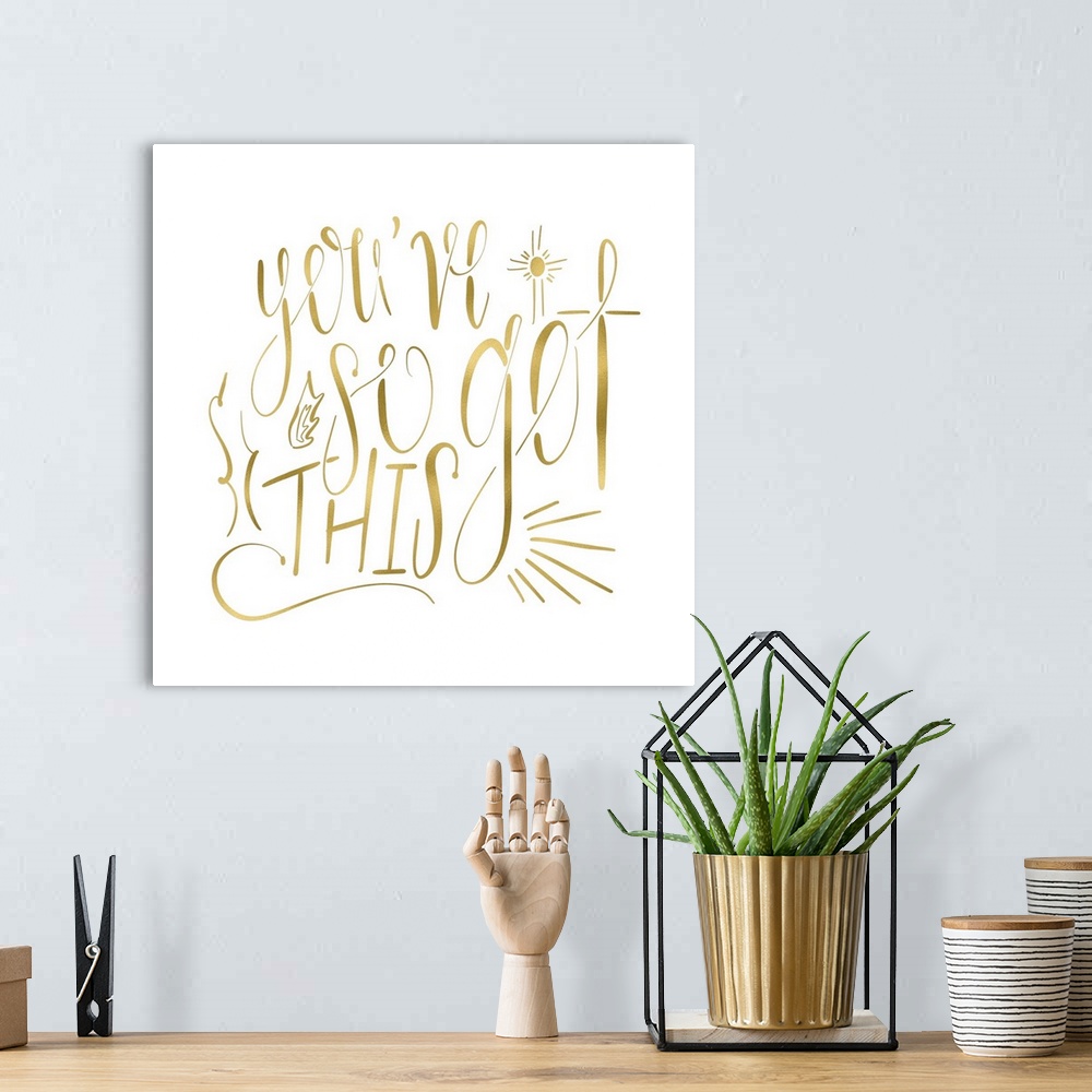 A bohemian room featuring You've So Got This Gold