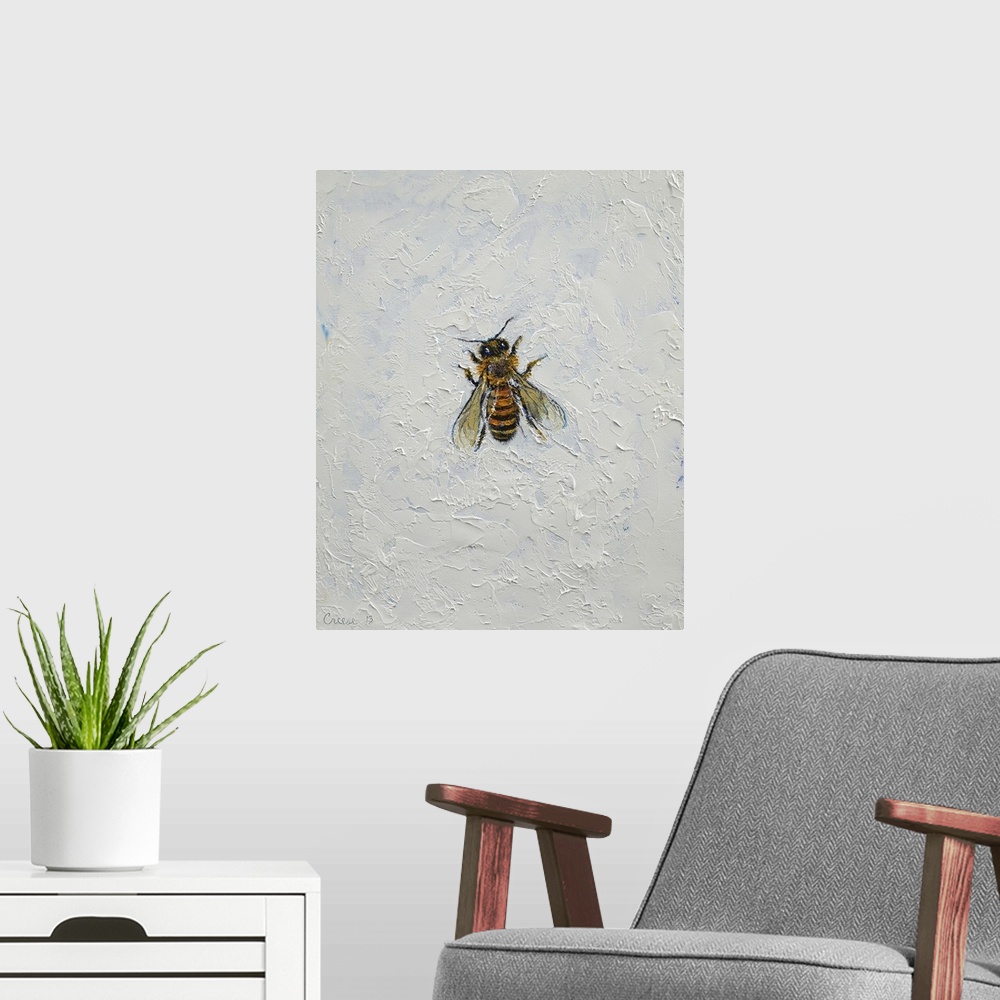A modern room featuring Bee