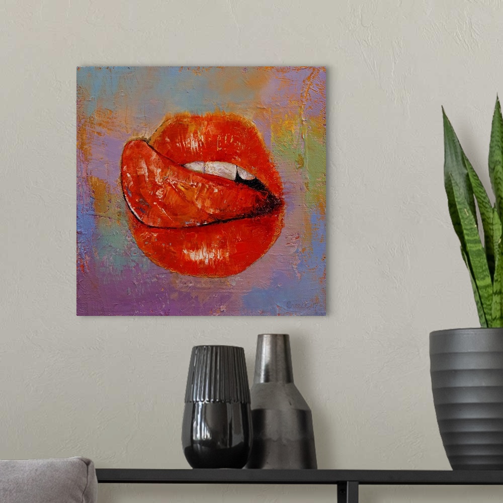 A modern room featuring Delicious - Lips