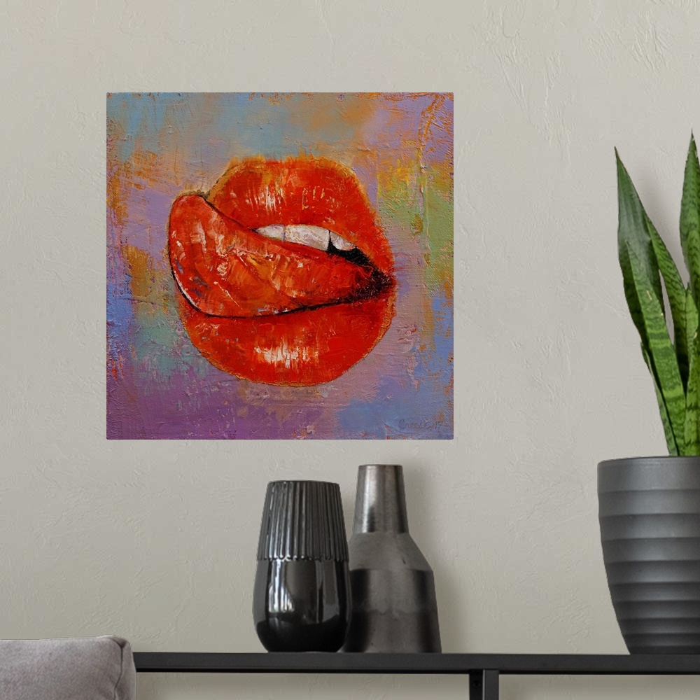 A modern room featuring Delicious - Lips
