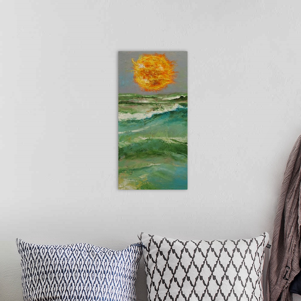 A bohemian room featuring Elements - Sun - Seascape