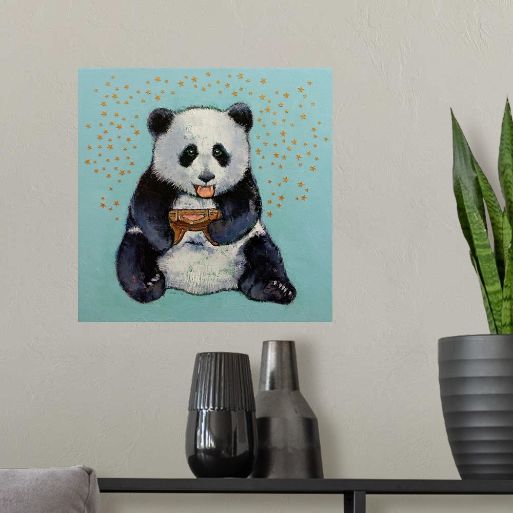 A modern room featuring Panda Gamer