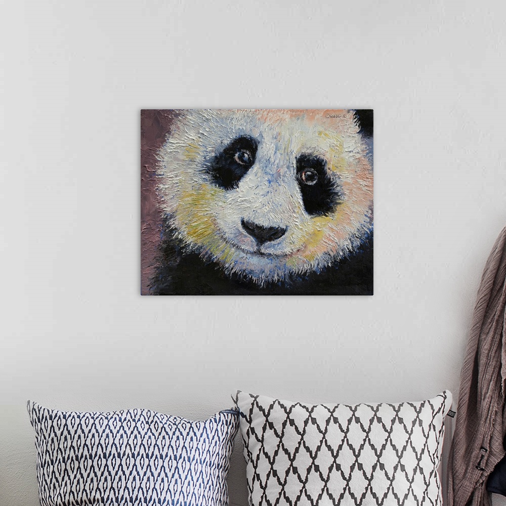 A bohemian room featuring Panda Smile