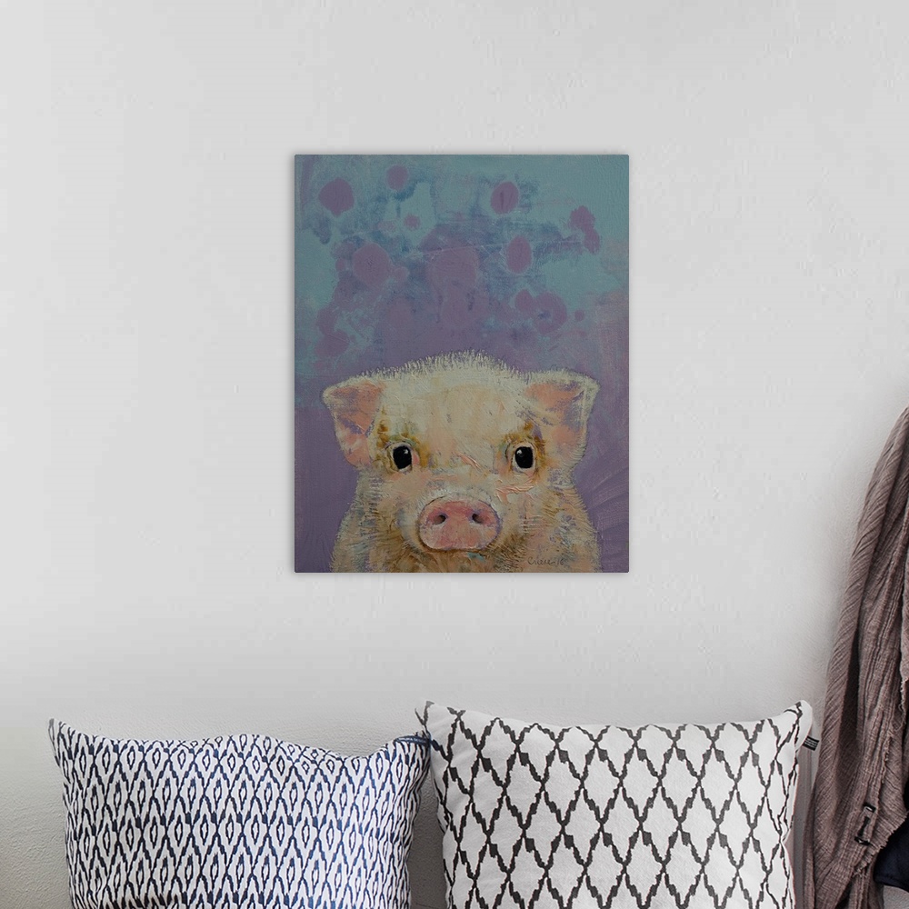 A bohemian room featuring Piglet
