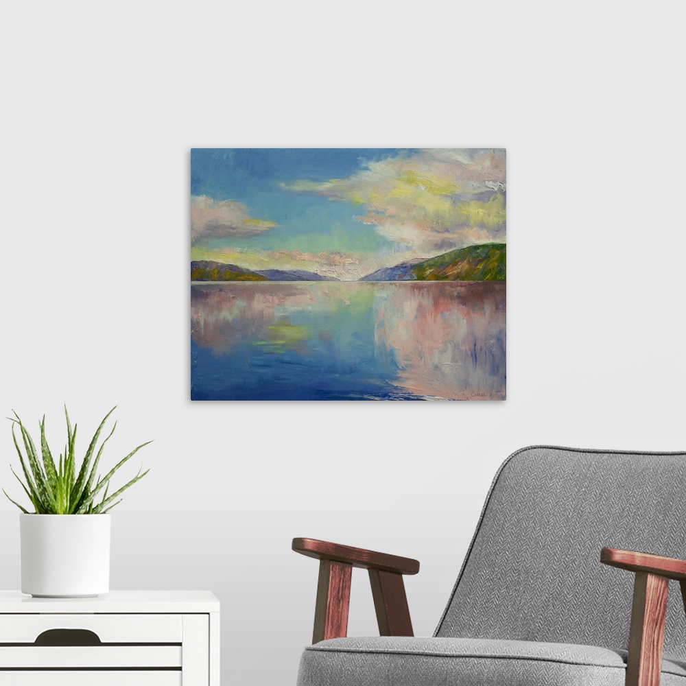 A modern room featuring Valhalla - Seascape