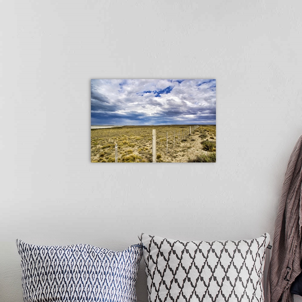 A bohemian room featuring Argentina, Santa Cruz: Panoramas Of Patagonia Dry Steppe