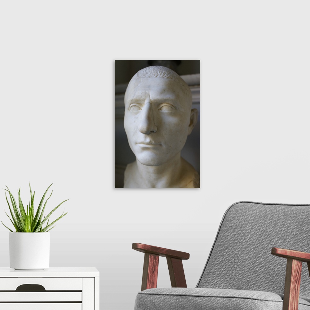 A modern room featuring Marble Head