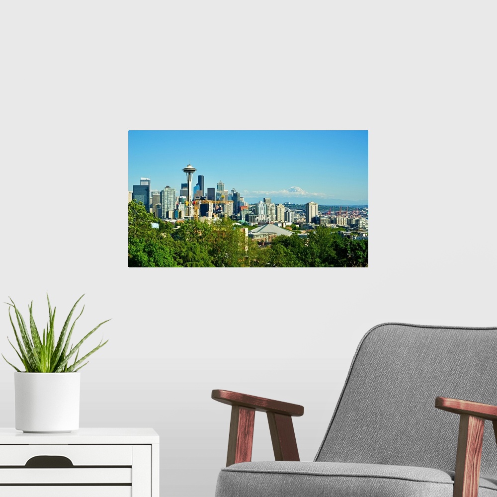 A modern room featuring Usa, Washington State, Seattle: Queen Anne, Downtown view from Kerry Park