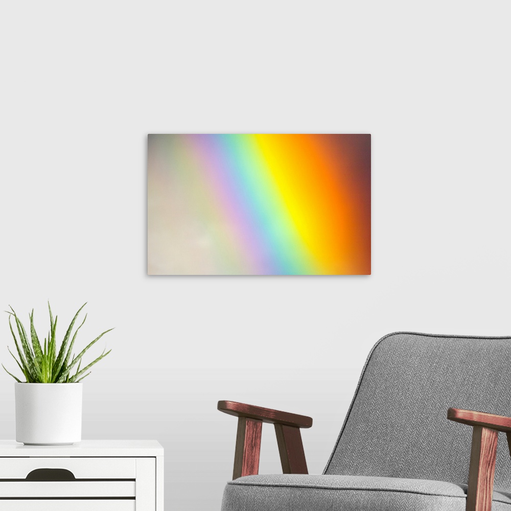 A modern room featuring Bright Rainbow Spreading  Denali National Park
