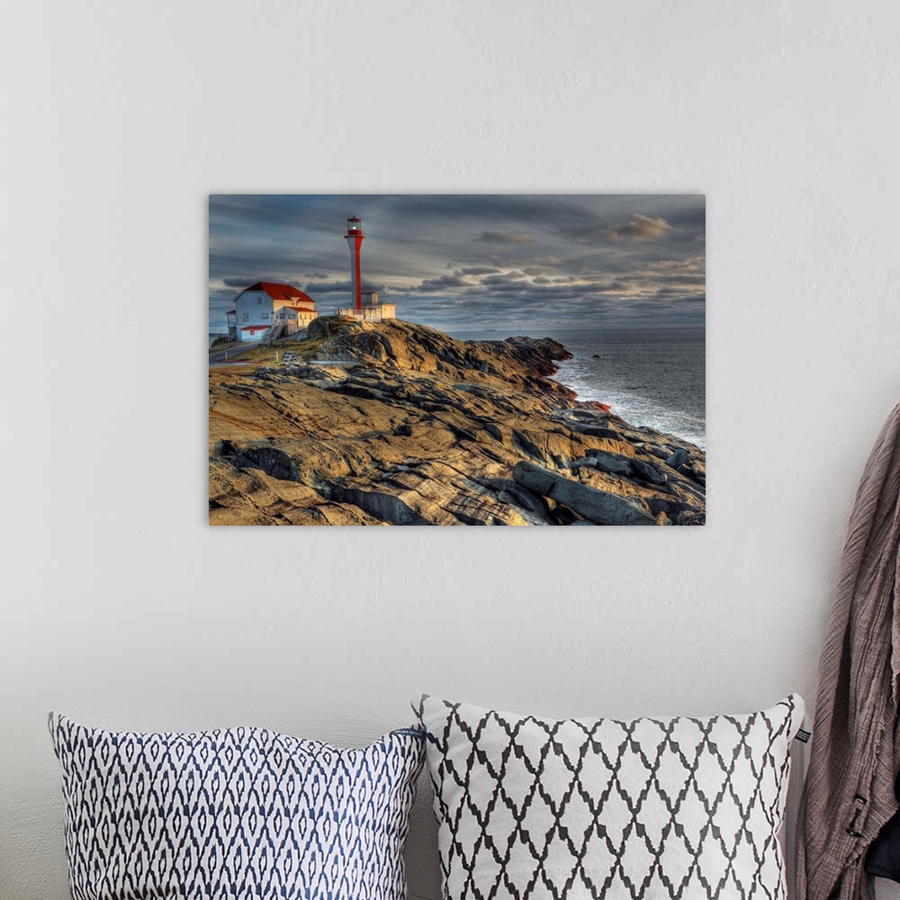 A bohemian room featuring Yarmouth Lighthouse Nova Scotia Gulf of Maine