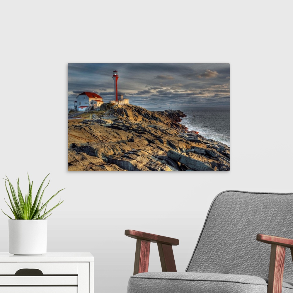 A modern room featuring Yarmouth Lighthouse Nova Scotia Gulf of Maine