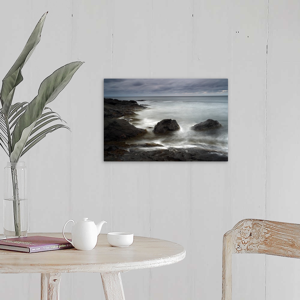 A farmhouse room featuring Bay of Fundy Seascape at Dusk