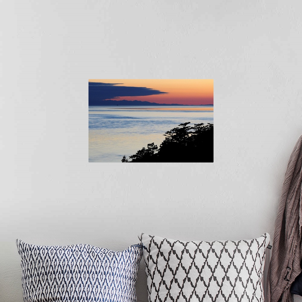 A bohemian room featuring Sunset, Deception Pass State Park, Washington State  USA