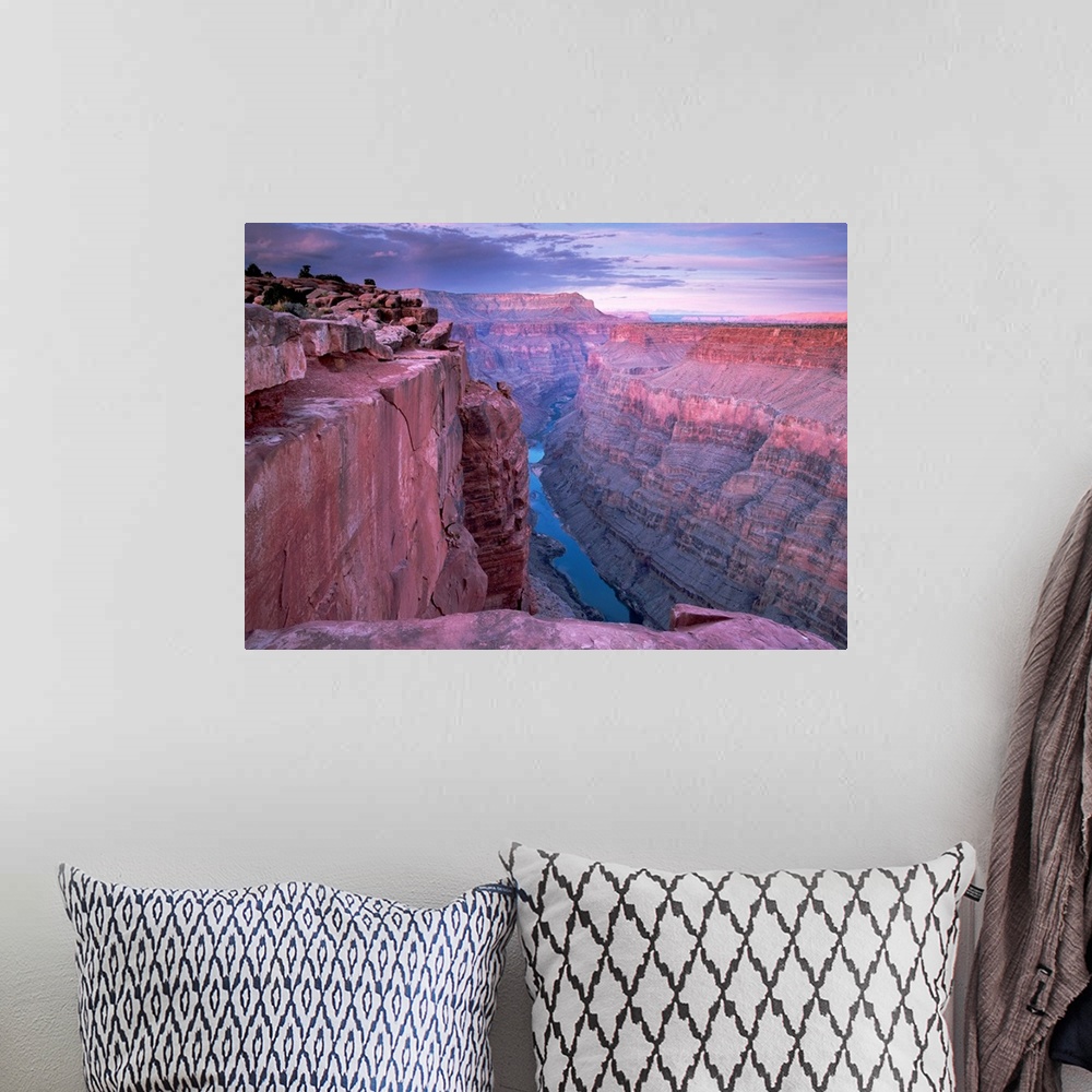 A bohemian room featuring Colorado River from Toroweap Overlook, Grand Canyon National Park, Arizona